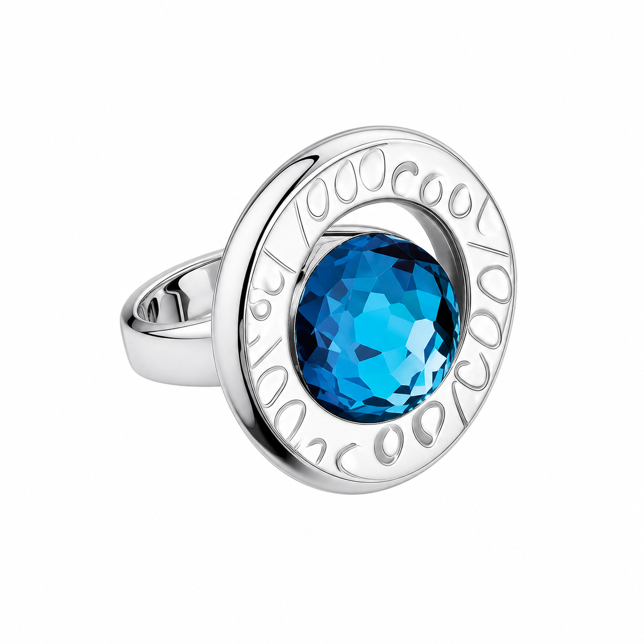 Preciosa Beryl ring Bermuda Blue SKU 7096 46C