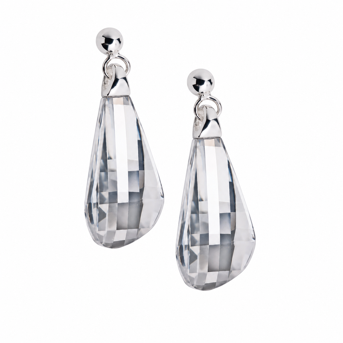 Pleione - Earrings Ag 925/Rh - crystal