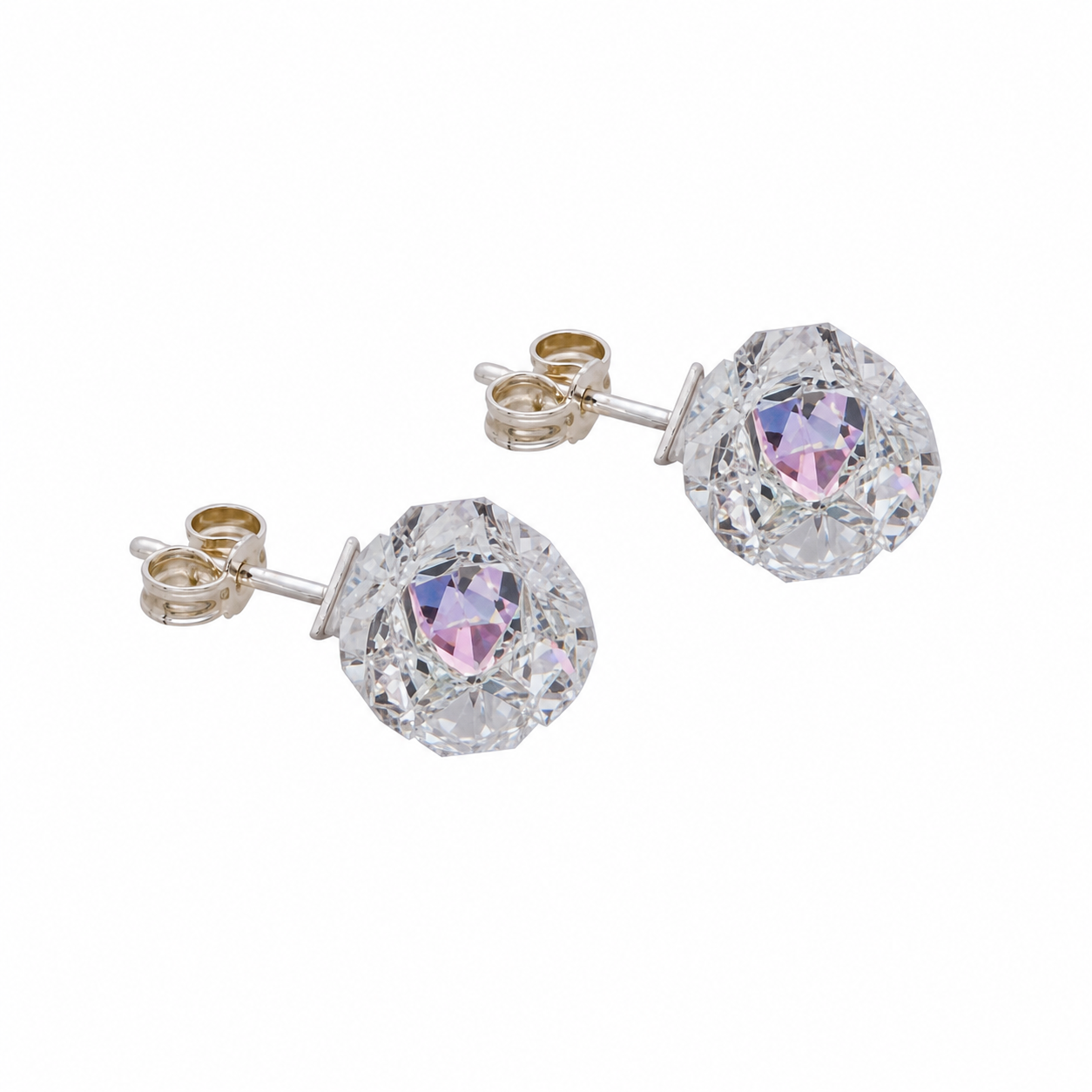 Arctic Dream - Earrings Ag 925/Rh - vitrail light