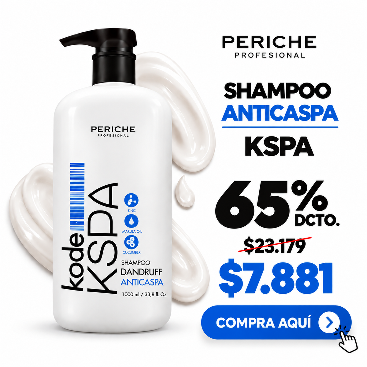 Champú Anticaspa - Kode KSPA 500ml