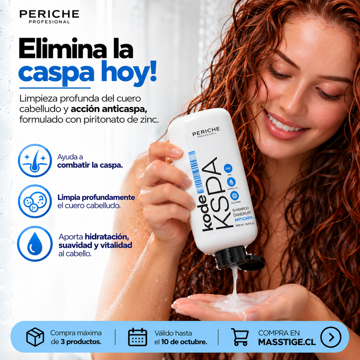 Champú Anticaspa - Kode KSPA 500ml