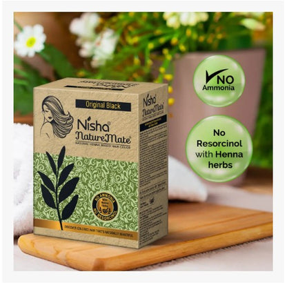 Nisha Naturemate Coloring Henna 90Gm (4 tonos)