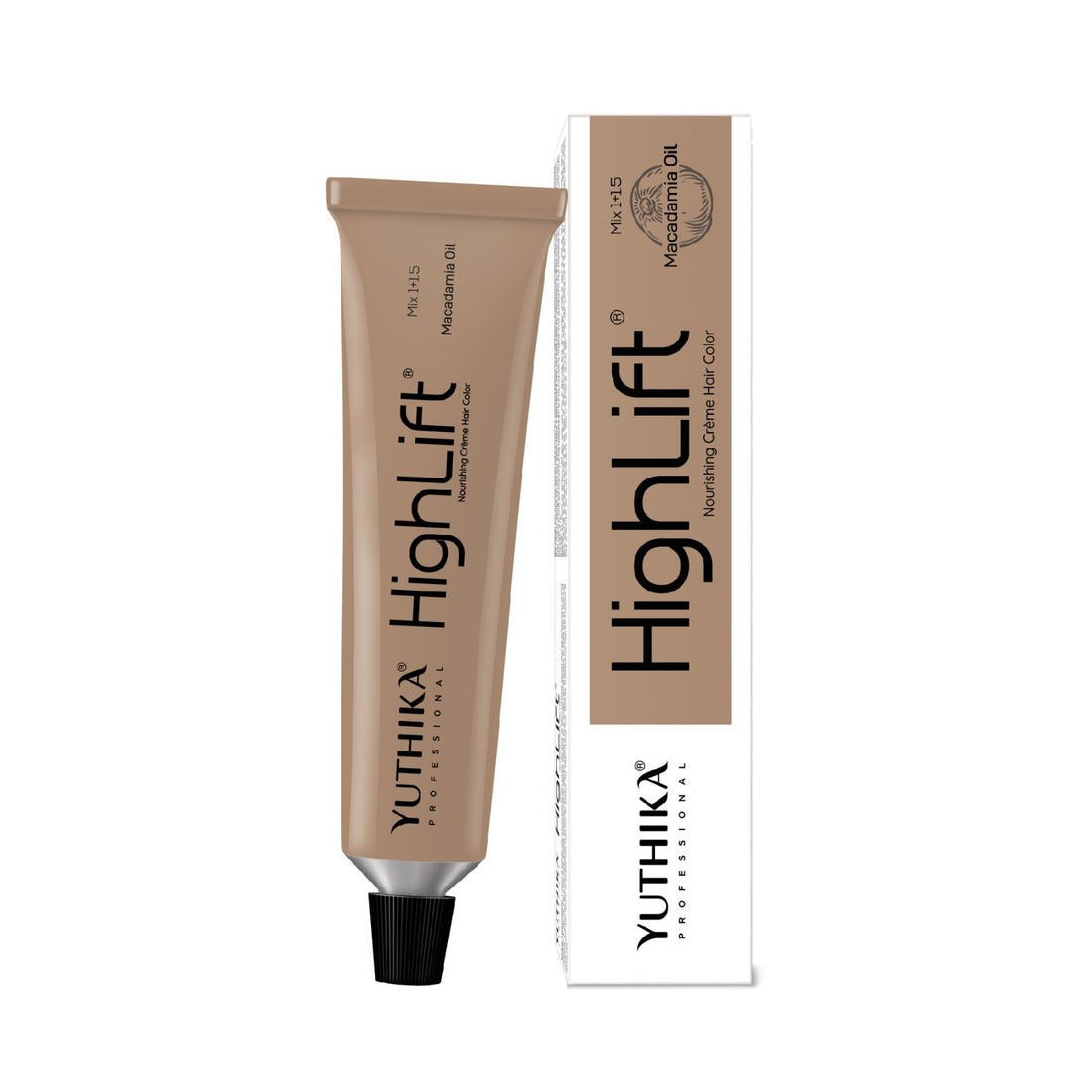 Crema  color Highlift 50Gm (2 tonos) Yuthika