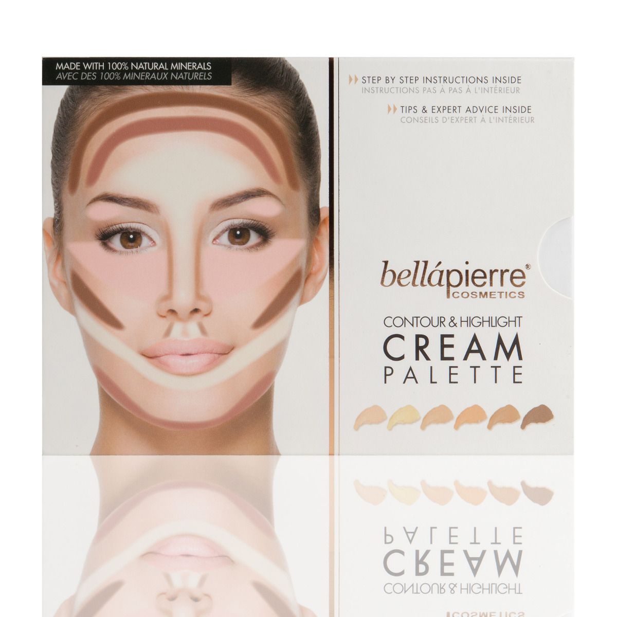 Contour &amp; Highlight Cream Palette - Bellapierrechile