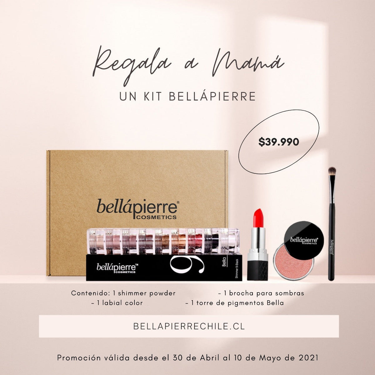 Kit 3 - Regala a mamá BELLA - Bellapierrechile