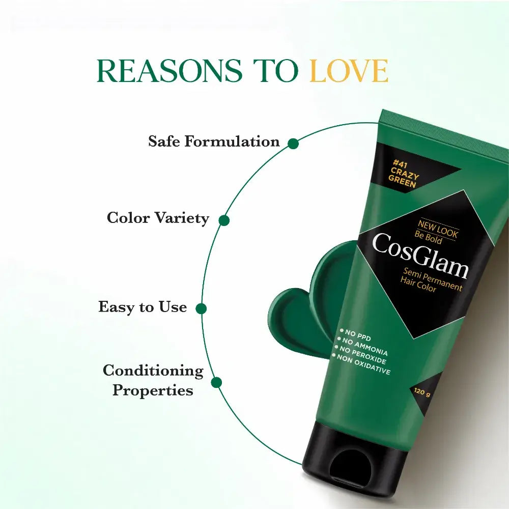 Cos Glam Crazy Green