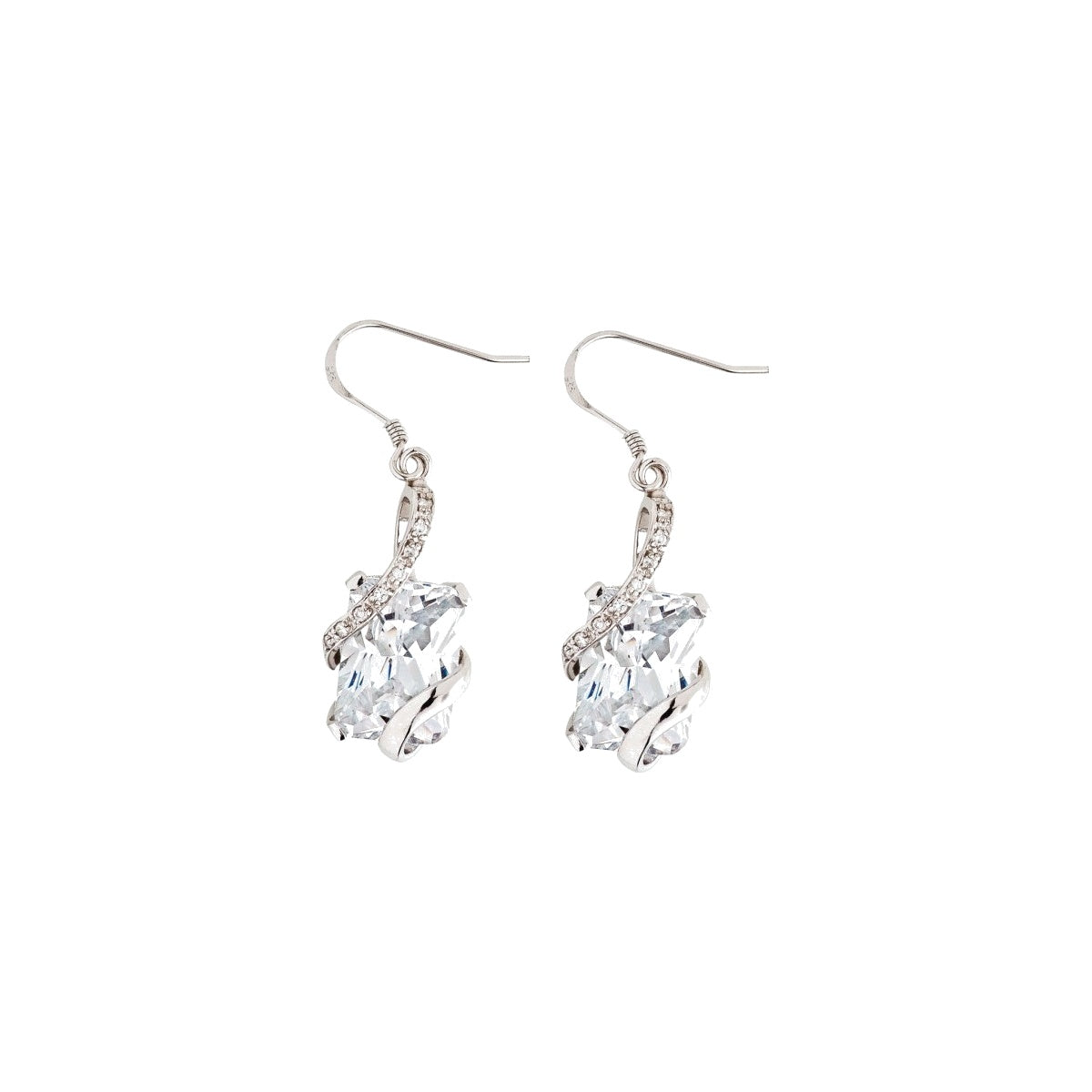 Preciosa 5029 00 Graceful Earrings Ag 925/Rh white