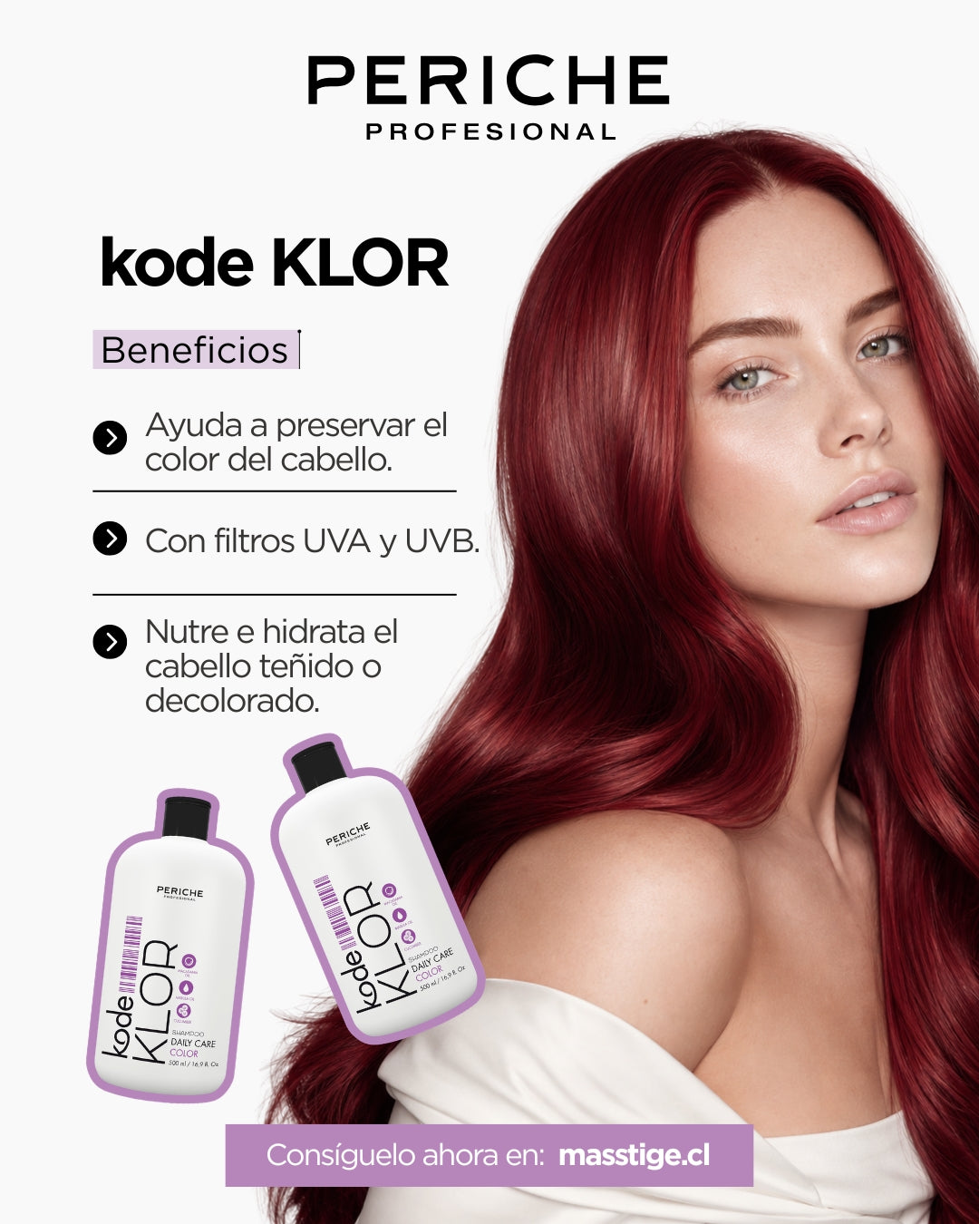 Champú Color Daily Care - Kode KLOR 500ml