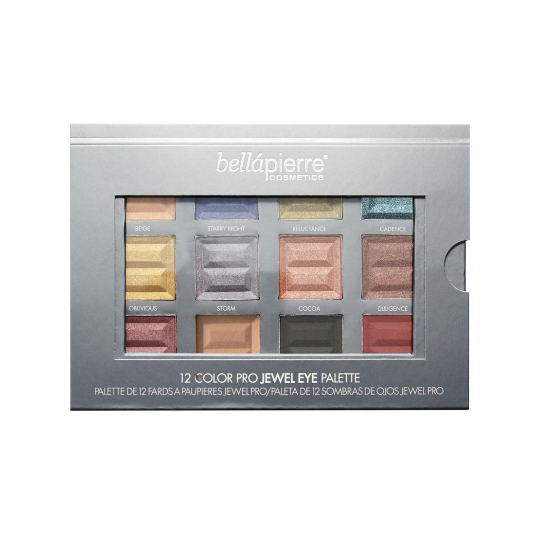 Paleta sombras 12 Color Pro Jewel Eye Palette - Bellapierrechile