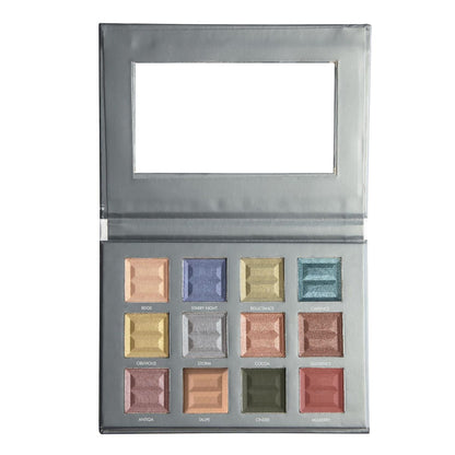 Paleta sombras 12 Color Pro Jewel Eye Palette - Bellapierrechile