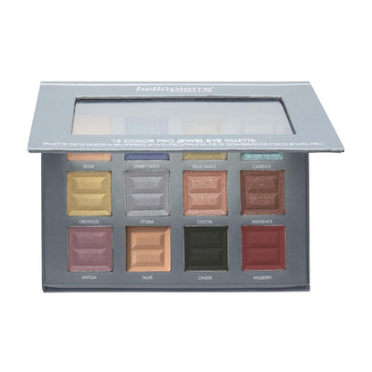 Paleta sombras 12 Color Pro Jewel Eye Palette - Bellapierrechile